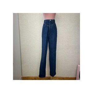 Vintage Rocky Mountain High Rise Blue Western Cowgirl Straight Jeans Womens M